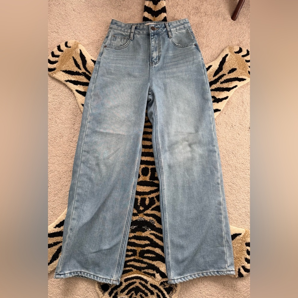 Oleana Fleece Lined  Jeans Size 27